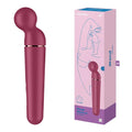 Satisfyer Planet Wand-er - Berry - Berry/Rose Gold USB Rechargeable Massager Wand Satisfyer Discreet Intimate Essentials.