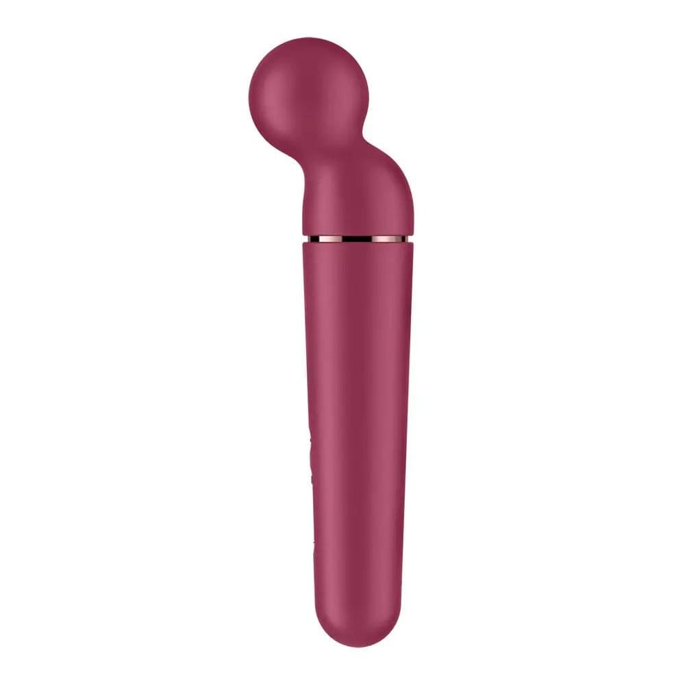 Satisfyer Planet Wand-er - Berry - Berry/Rose Gold USB Rechargeable Massager Wand Satisfyer Discreet Intimate Essentials.