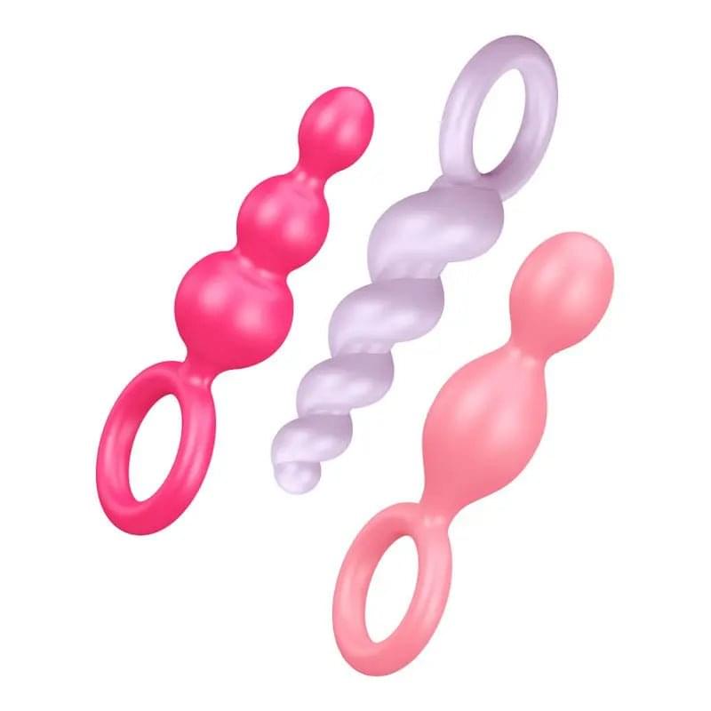 Satisfyer Plugs Booty Call 3 Pc Colour Satisfyer Discreet Intimate Essentials.