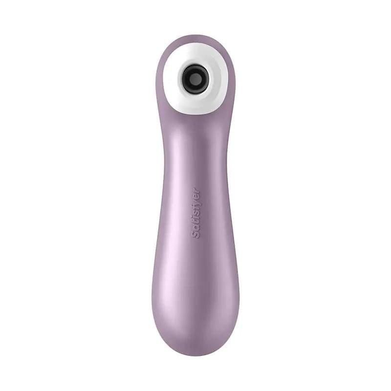 Satisfyer Pro 2+  -  Touch-Free USB-Rechargeable Clitoral Stimulator with Vibration Satisfyer Discreet Intimate Essentials.