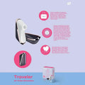 Satisfyer Pro Traveller - USB Rechargeable Touch-Free Clitoral Stimulator Satisfyer Discreet Intimate Essentials.