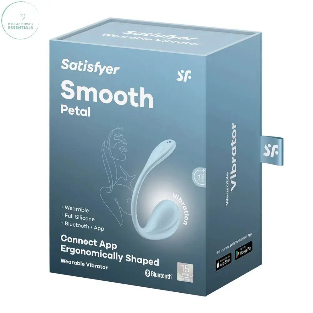 Shop affordable quality Satisfyer Smooth Petal - Light - Light USB Rechargeable Wearable Stimulator with App Control - Discreet Intimate Essentials - STIMULATORS-PREMIUM - Satisfyer