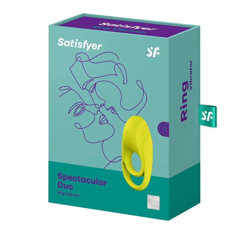 Satisfyer Spectacular Duo - Light  USB Rechargeable Cock & Balls Ring Satisfyer Discreet Intimate Essentials.