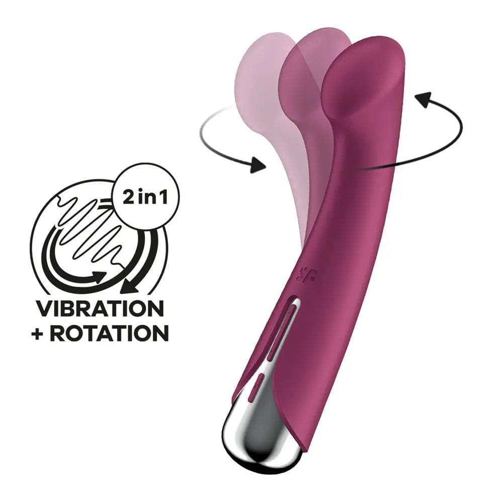 Satisfyer Spinning G-Spot 1 -  -  16.5 cm USB Rechargeable Rotating Vibrator Satisfyer Discreet Intimate Essentials.