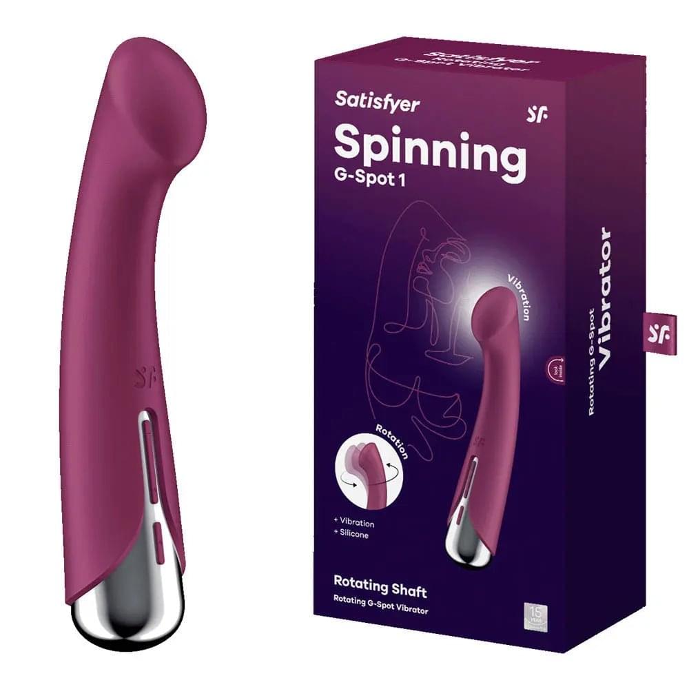 Satisfyer Spinning G-Spot 1 -  -  16.5 cm USB Rechargeable Rotating Vibrator Satisfyer Discreet Intimate Essentials.