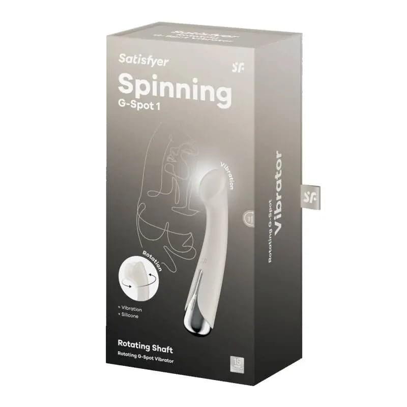 Satisfyer Spinning G-Spot 1 Beige Satisfyer Discreet Intimate Essentials.