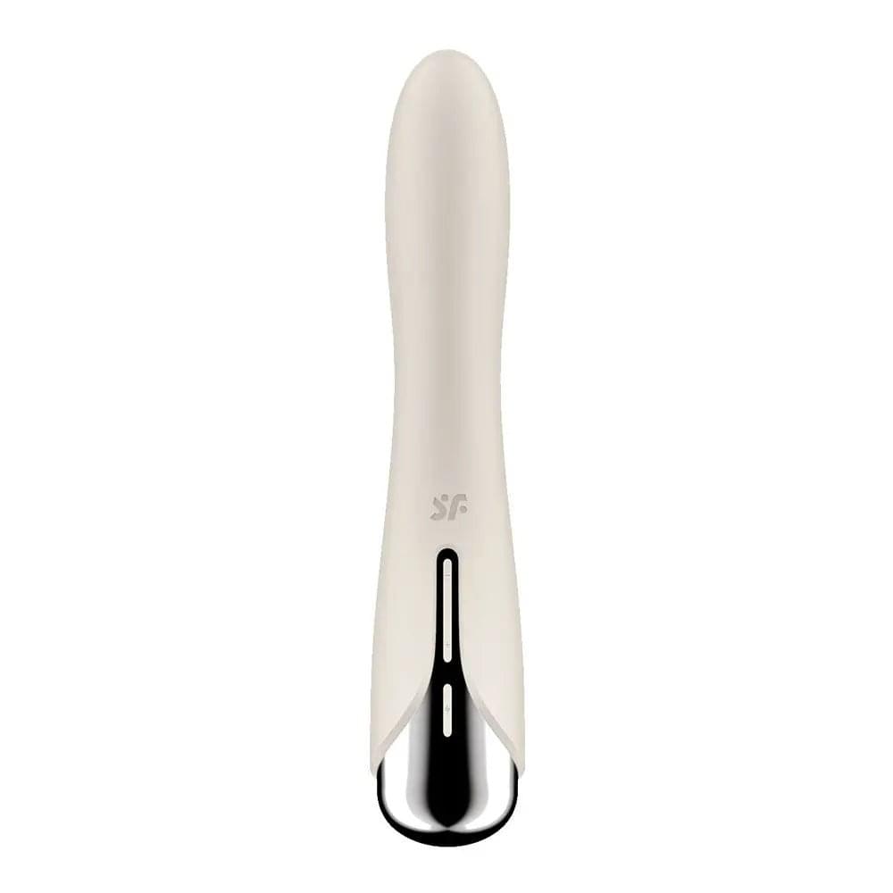Satisfyer Spinning Vibe 1 - Beige - Beige 17.8 cm USB Rechargeable Rotating Vibrator Satisfyer Discreet Intimate Essentials.