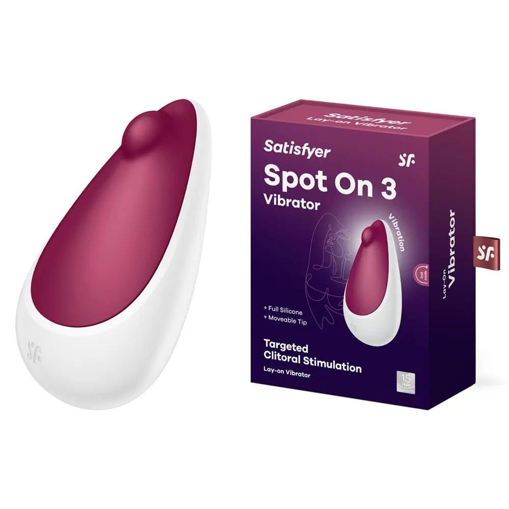 Satisfyer Spot On 3 - Berry USB Rechargeable Stimulator Satisfyer Discreet Intimate Essentials.