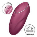 Satisfyer Tap and Climax 1 Red Satisfyer Discreet Intimate Essentials.