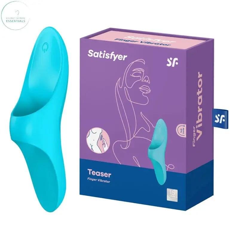 Satisfyer Teaser - Light  USB Rechargeable Finger Stimulator Satisfyer Discreet Intimate Essentials.