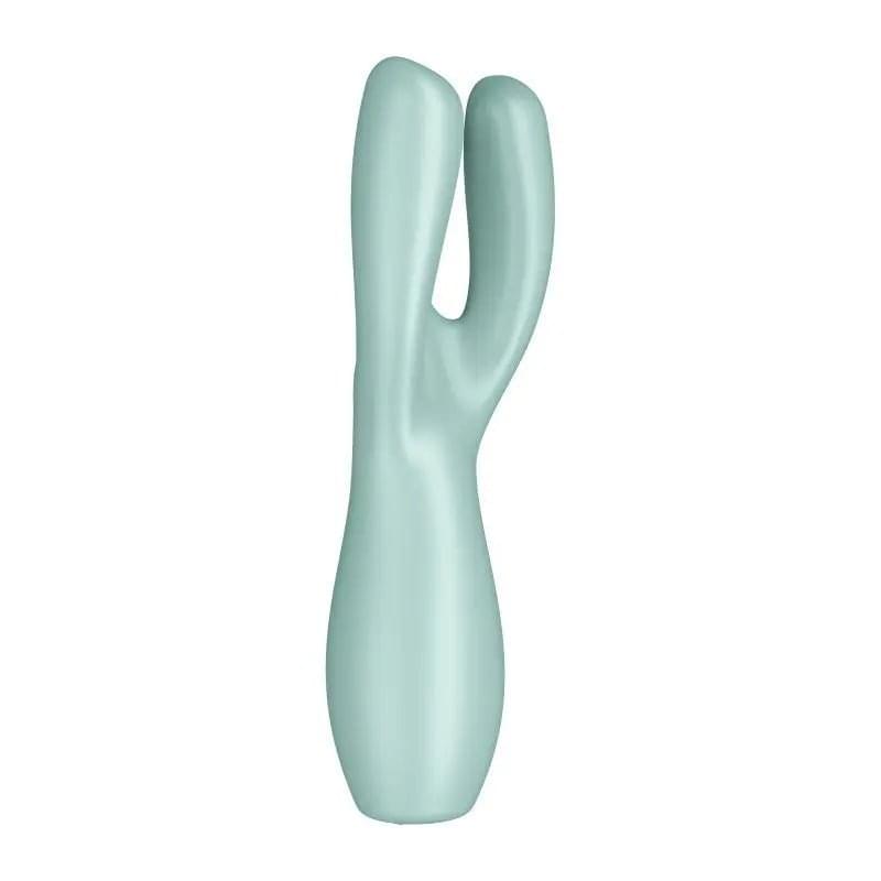 Satisfyer Threesome 3 Layon Vibrator Mint Satisfyer Discreet Intimate Essentials.