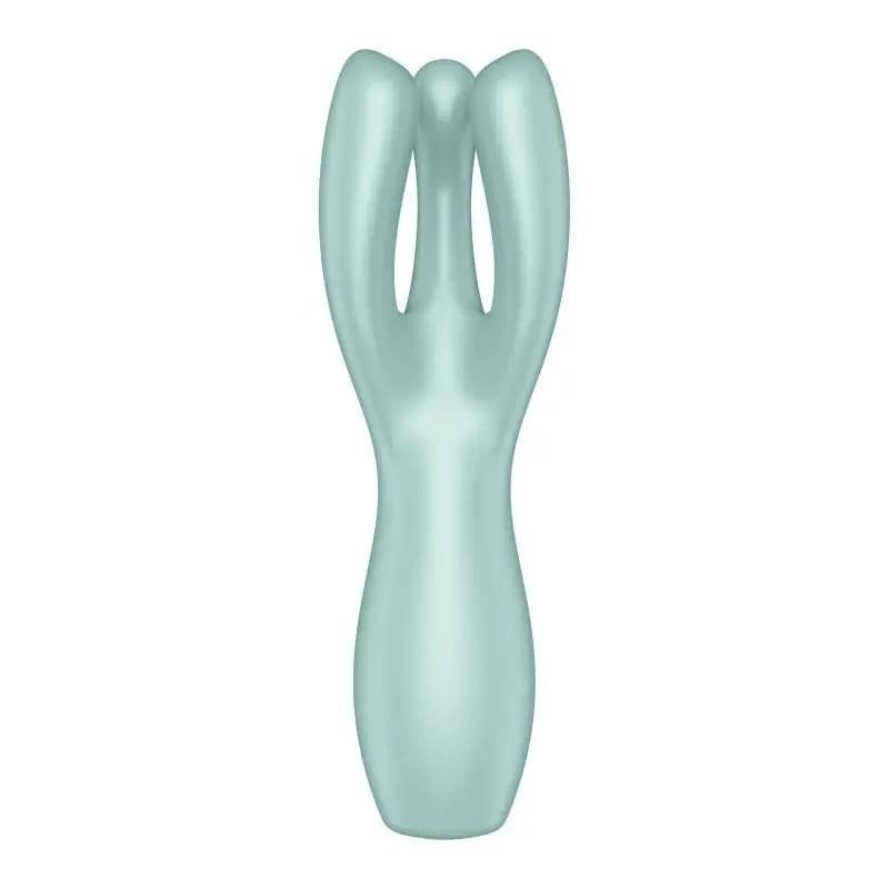 Satisfyer Threesome 3 Layon Vibrator Mint Satisfyer Discreet Intimate Essentials.