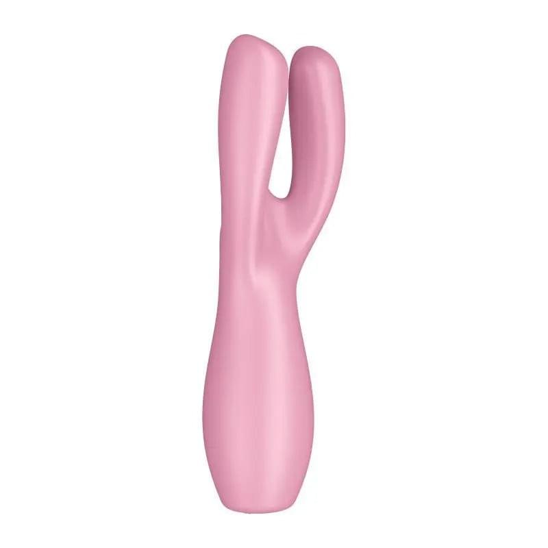 Satisfyer Threesome 3 Layon Vibrator Pink Satisfyer Discreet Intimate Essentials.