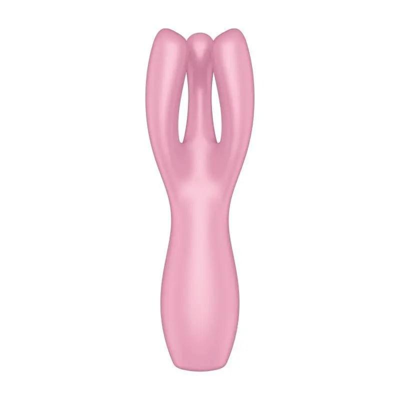 Satisfyer Threesome 3 Layon Vibrator Pink Satisfyer Discreet Intimate Essentials.