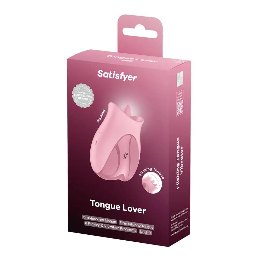 Satisfyer Tongue Lover -  USB Rechargeable Flicking Stimulator Satisfyer Discreet Intimate Essentials.