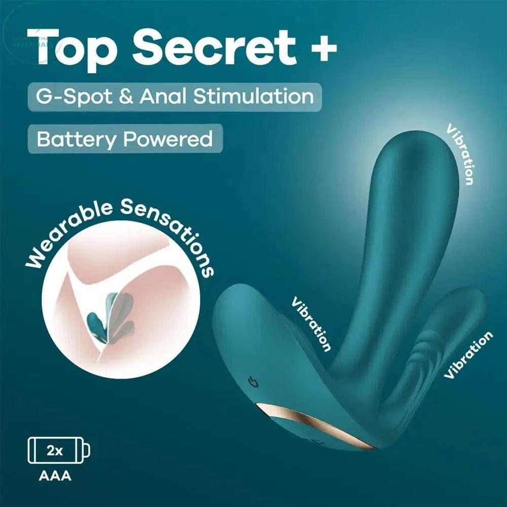 Satisfyer Top Secret + - Battery Series -  Wearable Vibrator Satisfyer Discreet Intimate Essentials.