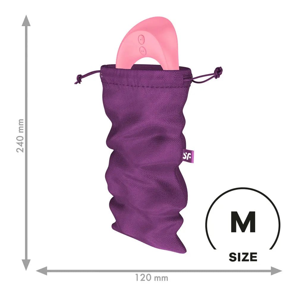 Shop affordable quality Satisfyer Treasure Bag Medium - Violet - Violet Medium Toy Storage Bag - Discreet Intimate Essentials - HEALTH CARE-PREMIUM - Satisfyer