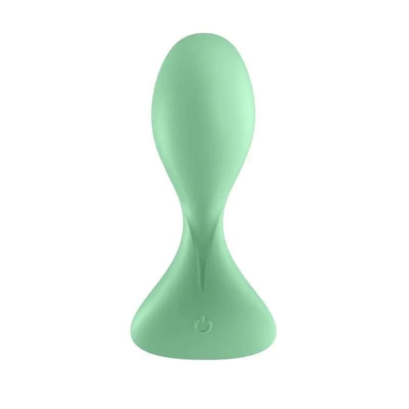 Satisfyer Trendsetter Connect App Vibrating Anal Plug Light Green Satisfyer Discreet Intimate Essentials.