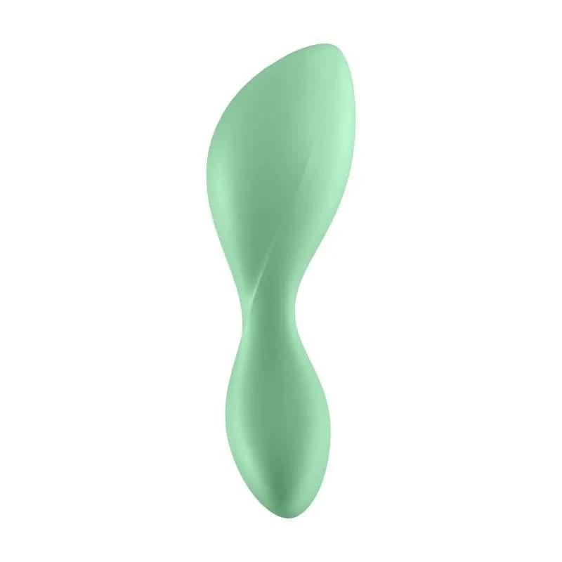 Satisfyer Trendsetter Connect App Vibrating Anal Plug Light Green Satisfyer Discreet Intimate Essentials.