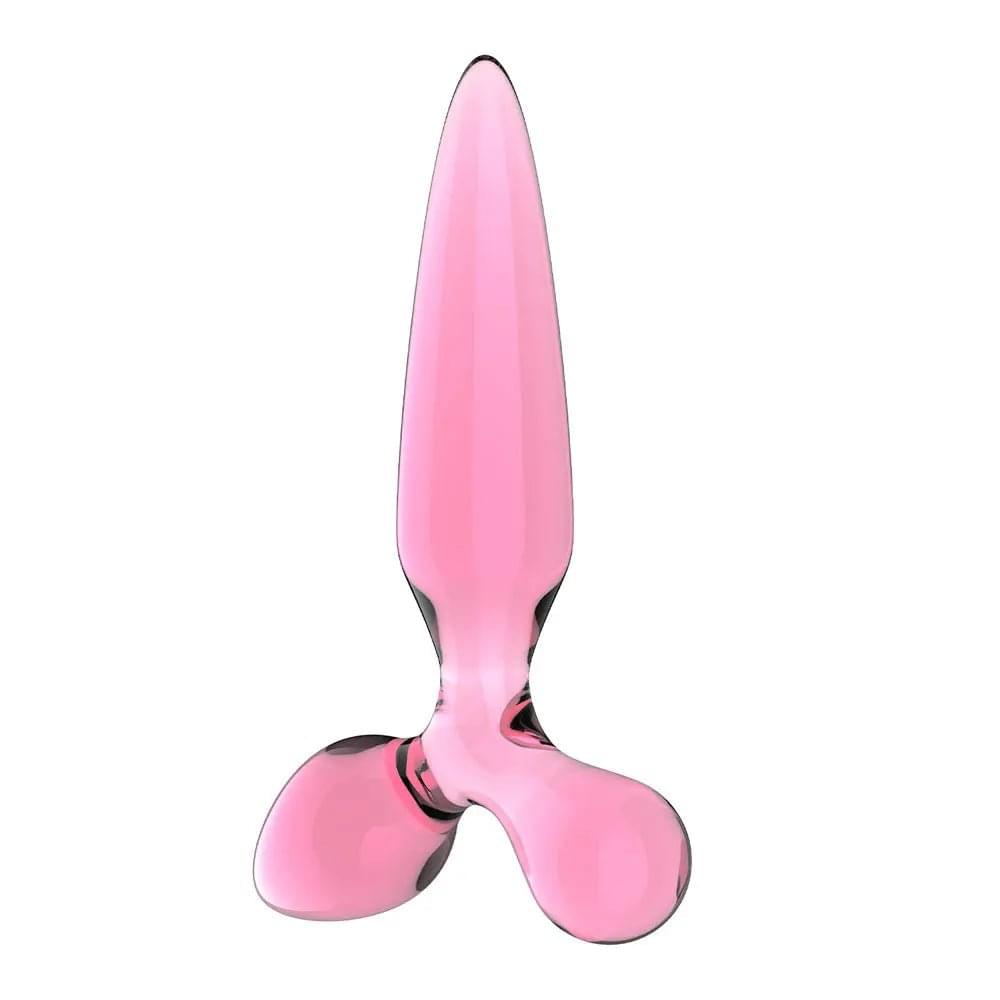 Satisfyer Triple Crystal 2 -  -  Glass 3-in-1 Butt Plug Satisfyer Discreet Intimate Essentials.