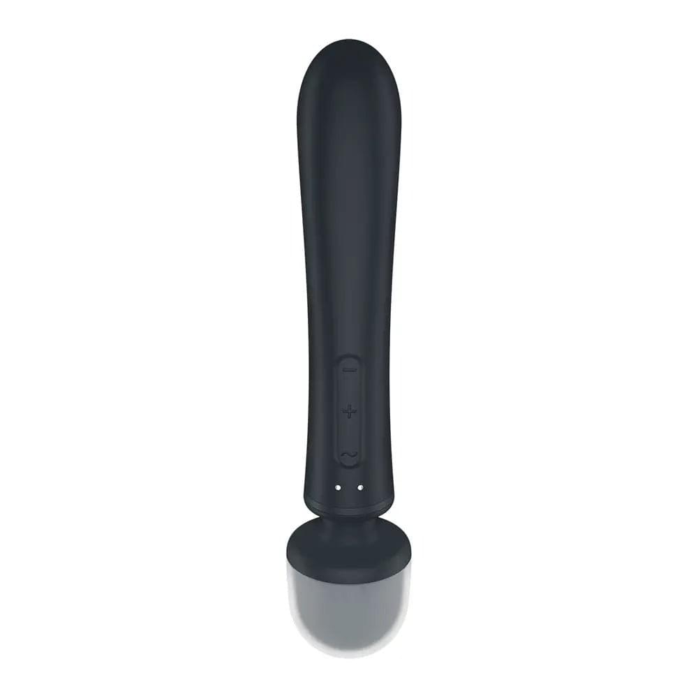 Satisfyer Triple Lover - Grey USB Rechargeable Rabbit Vibrator and Massage Wand Satisfyer Discreet Intimate Essentials.