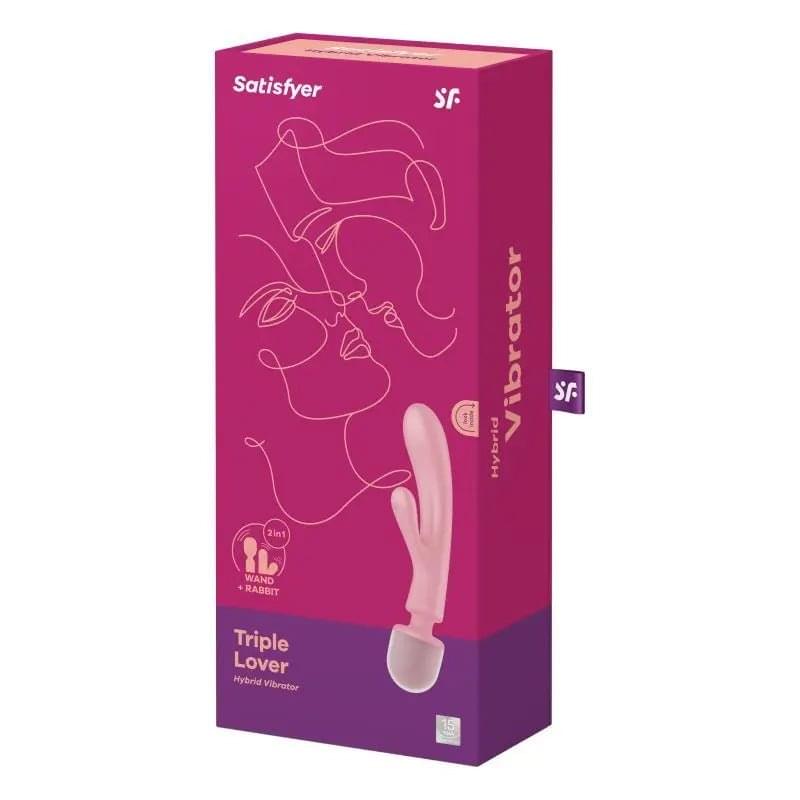 Satisfyer Triple Lover Pink Satisfyer Discreet Intimate Essentials.