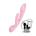 Satisfyer Triple Oh Pink Satisfyer Discreet Intimate Essentials.