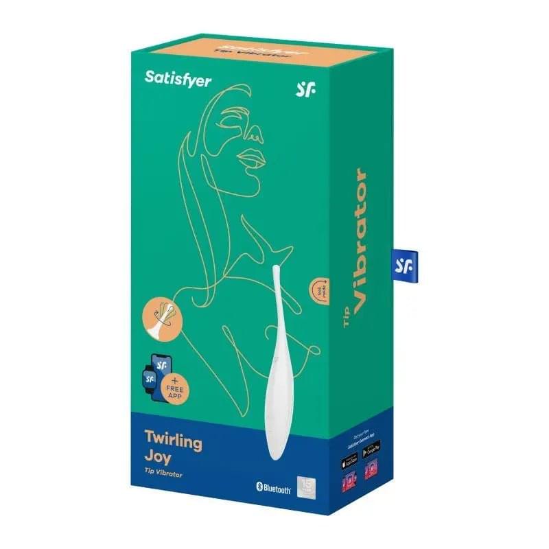 Satisfyer Twirling Joy Tip Stimulator White Satisfyer Discreet Intimate Essentials.