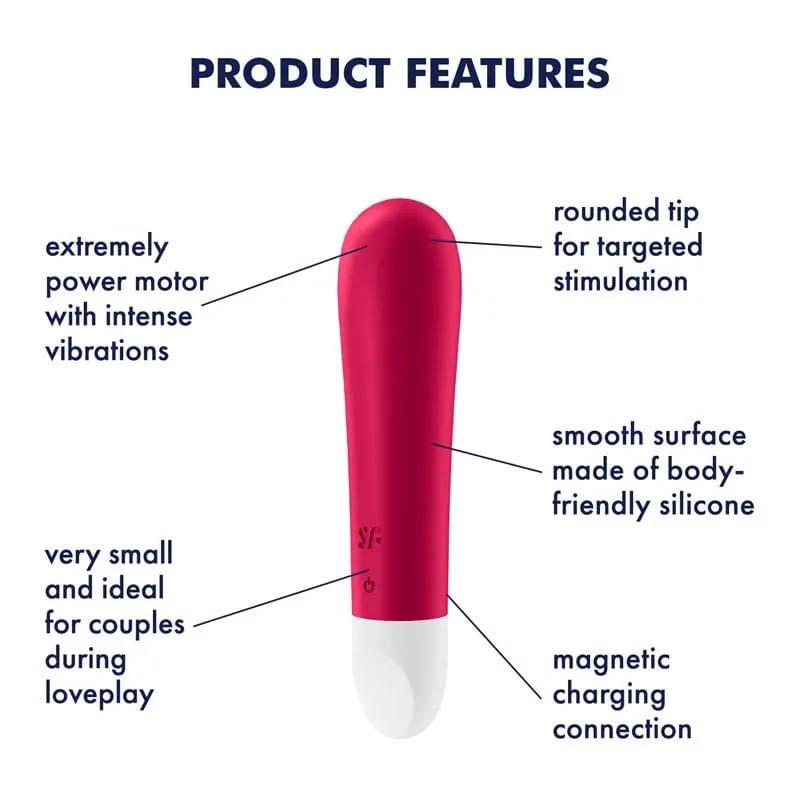 Satisfyer Ultra Power Bullet 1 -  USB Rechargeable Bullet Satisfyer Discreet Intimate Essentials.