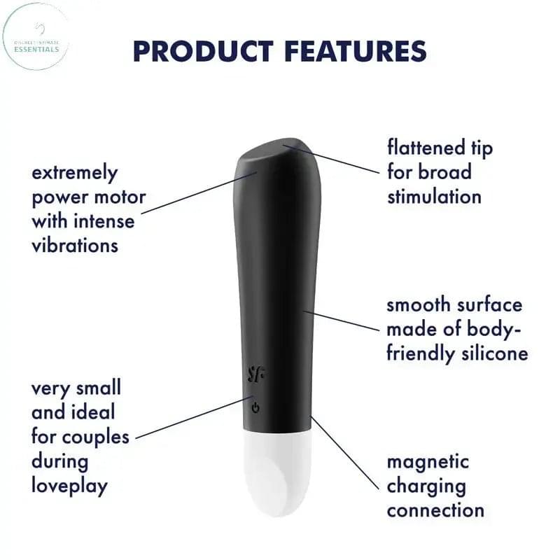 Satisfyer Ultra Power Bullet 2 -  USB Rechargeable Bullet Satisfyer Discreet Intimate Essentials.