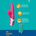 Satisfyer Vibes - Mister Rabbit -  USB Rechargeable Rabbit Vibrator Satisfyer Discreet Intimate Essentials.