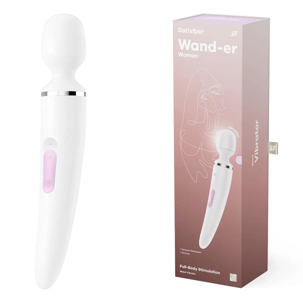 Satisfyer Wand-er Woman -  USB Rechargeable Massager Wand Satisfyer Discreet Intimate Essentials.