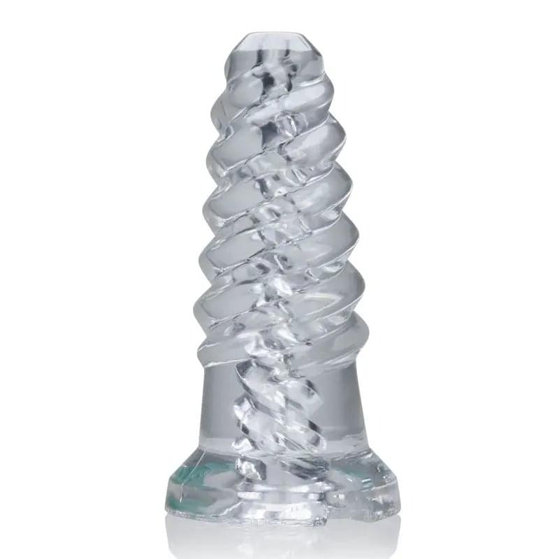 ScrewD Super Squish Corkscrew Jackoff Toy Clear OxBalls Discreet Intimate Essentials.