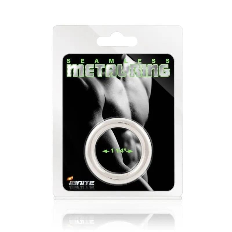 Seamless Metal Cock Ring 32mm Si Novelties Discreet Intimate Essentials.