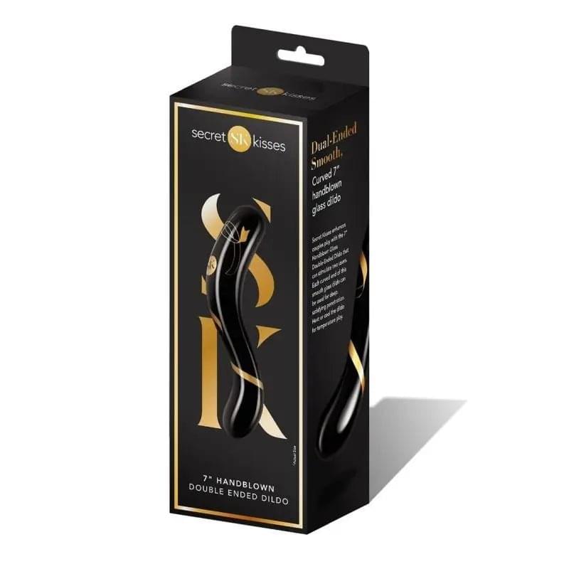 Secret Kisses Handblown Double Ended Dildo 7in Secret Kisses Discreet Intimate Essentials.