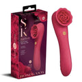 Secret Kisses ROSEGASM ROSE QUAKE -  18.8 cm USB Rechargeable Dual Ended Tapping Vibrator Xgen Products Discreet Intimate Essentials.