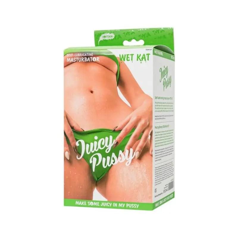 Self Lubricating Masturbator Wet Kat Juicy Discreet Intimate Essentials.