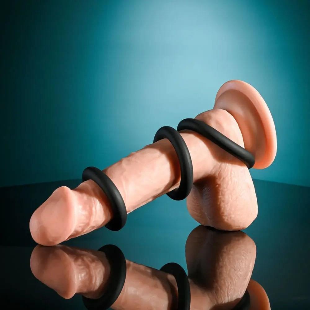 Selopa 3 RING CIRCUS -  Cock Rings - Set of 3 Sizes Selopa Discreet Intimate Essentials.