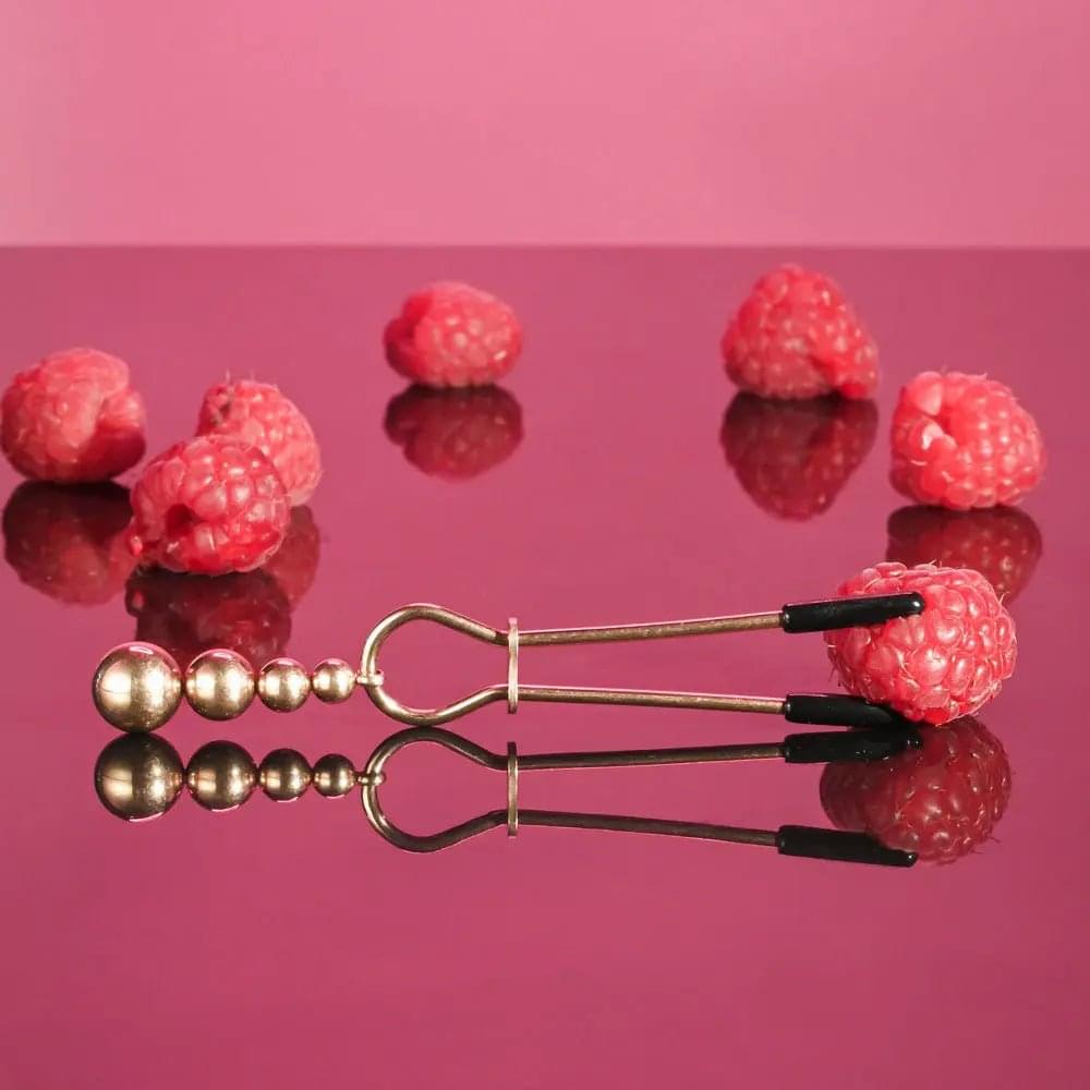 Selopa BEADED NIPPLE CLAMPS -  -  Nipple Clamps - Set of 2 Selopa Discreet Intimate Essentials.