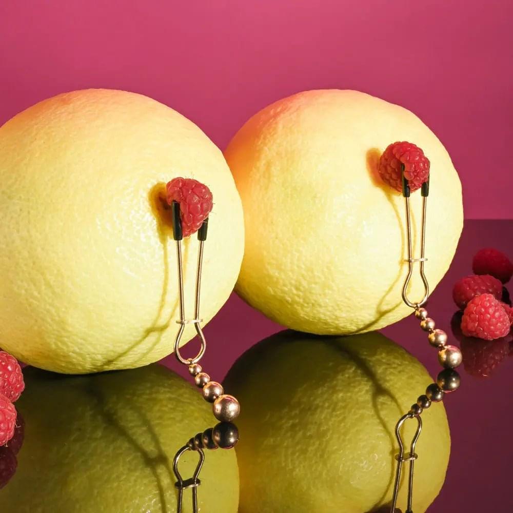 Selopa BEADED NIPPLE CLAMPS -  -  Nipple Clamps - Set of 2 Selopa Discreet Intimate Essentials.