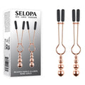 Selopa BEADED NIPPLE CLAMPS -  -  Nipple Clamps - Set of 2 Selopa Discreet Intimate Essentials.