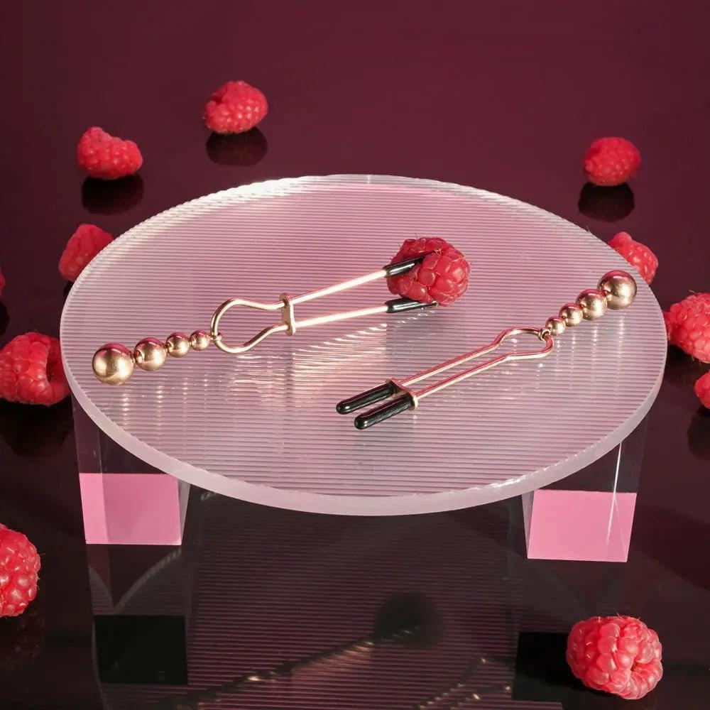 Selopa BEADED NIPPLE CLAMPS -  -  Nipple Clamps - Set of 2 Selopa Discreet Intimate Essentials.