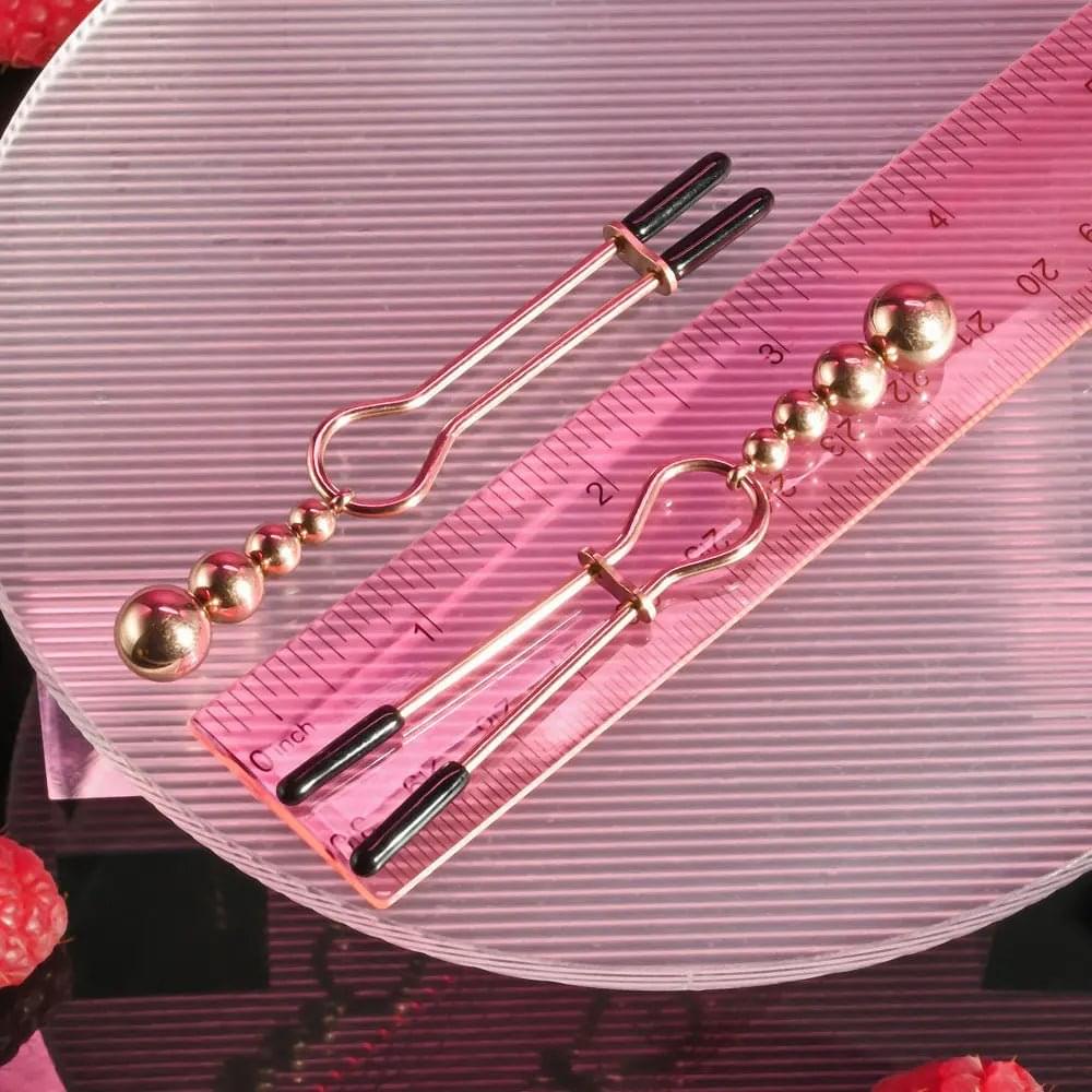 Selopa BEADED NIPPLE CLAMPS -  -  Nipple Clamps - Set of 2 Selopa Discreet Intimate Essentials.