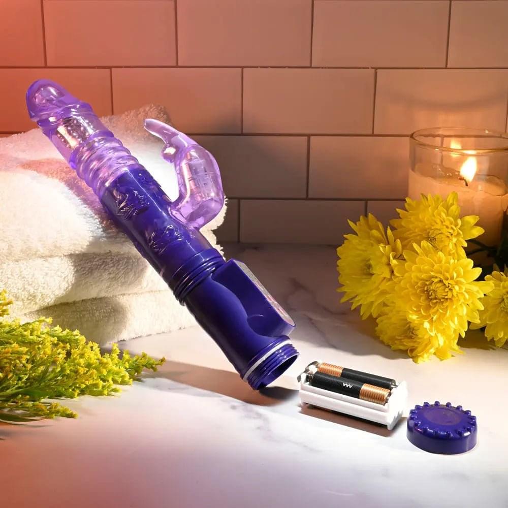 Selopa BUNNY THRUSTER -  24.8 cm Thrusting Rabbit Vibrator Selopa Discreet Intimate Essentials.