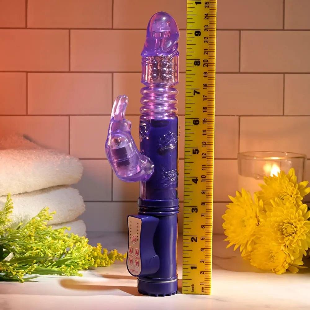 Selopa BUNNY THRUSTER -  24.8 cm Thrusting Rabbit Vibrator Selopa Discreet Intimate Essentials.