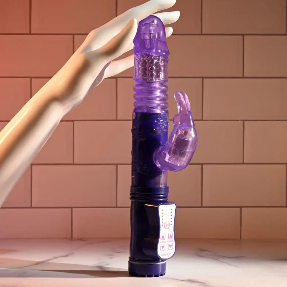 Selopa BUNNY THRUSTER -  24.8 cm Thrusting Rabbit Vibrator Selopa Discreet Intimate Essentials.