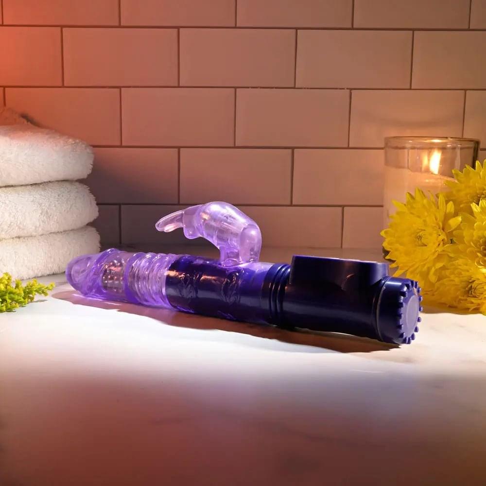 Selopa BUNNY THRUSTER -  24.8 cm Thrusting Rabbit Vibrator Selopa Discreet Intimate Essentials.