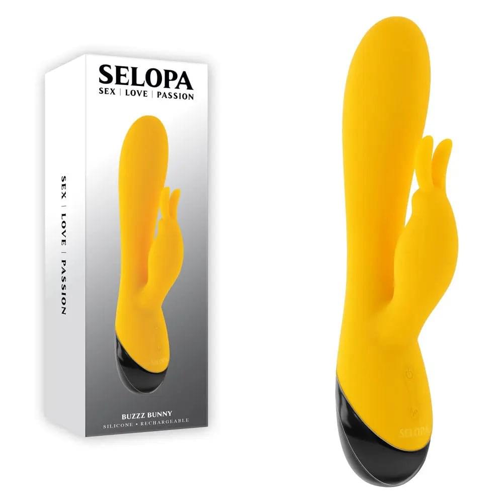 Selopa BUZZZ BUNNY -  19.7 cm USB Rechargeable Rabbit Vibrator Selopa Discreet Intimate Essentials.