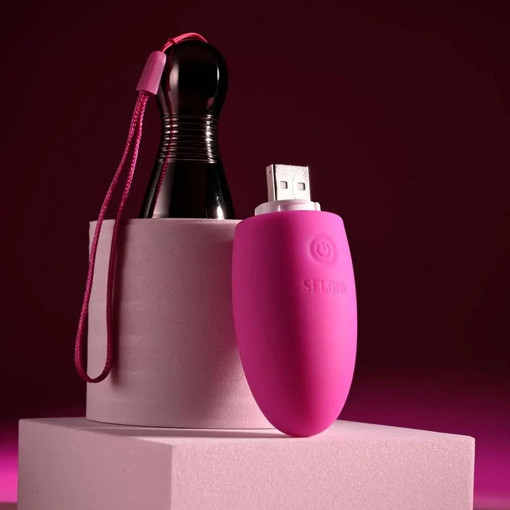 Selopa COMPANION -  11.9 cm USB Rechargeable Vibrating Egg Selopa Discreet Intimate Essentials.