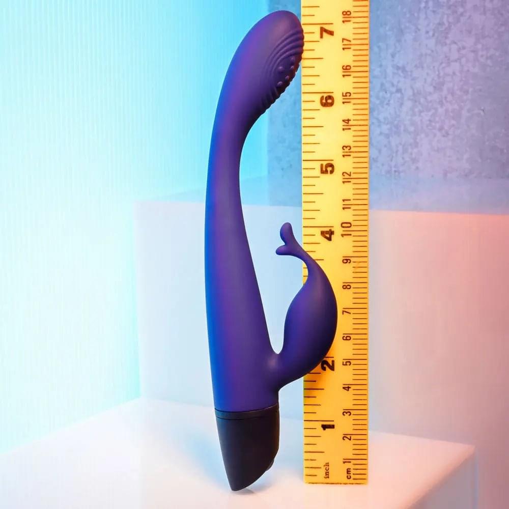 Selopa PLUM PASSION -  18.3 cm USB Rechargeable Rabbit Vibrator Selopa Discreet Intimate Essentials.